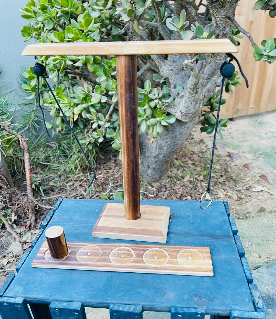 Ring Toss Game for Adults - Wooden Ring & Hook Tossing Game for 2 Players, Bars, Family & Parties Ring Toss Game for Adults - Wooden Ring & Hook Tossing Game for 2 Players, Bars, Family & Parties